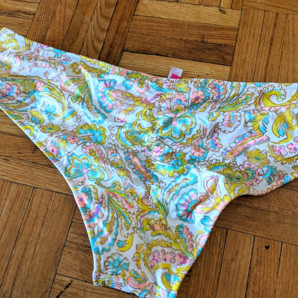 Victoria Secret Gold Bandeau Bikini - Picture 9 of 11